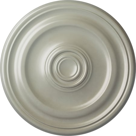Ekena Millwork Devon Ceiling Medallion (Fits Canopies up to 3 5/8"), Hand-Painted Flash Copper, 15 3/4"OD x 1 1/2"P CM15DEFCS